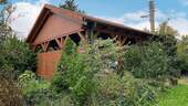 Doppelcarport Gartenseite - 