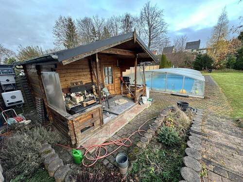 Gartensauna - 5 Zimmer Doppelhaushälfte in Zwickau