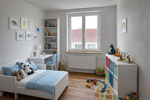 Kinderzimmer - virtually staged - 