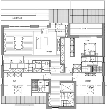 Dachgeschosswohnung.PNG - Dachgeschosswohnung mit Terrasse und Loggia