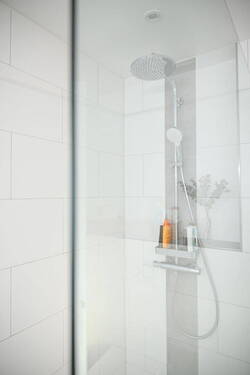 Ebenerdige Regenwalddusche - 