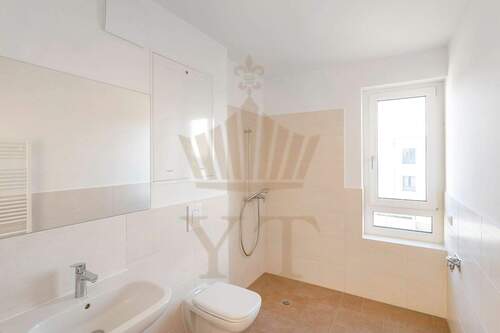 Badezimmer - Terrassenwohnung mit 54,00 m&sup2; in Biesenthal zur Miete