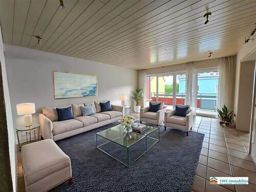 Wohnzimmer - 3 Zimmer Etagenwohnung zum Kaufen in Leverkusen