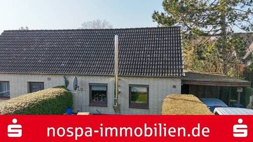 Gartenansicht - Doppelhaushälfte mit Anbau Nähe Twedter Feld
