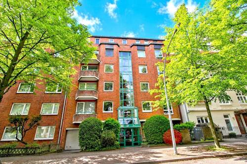 Blick auf das Haus - Eppendorf 