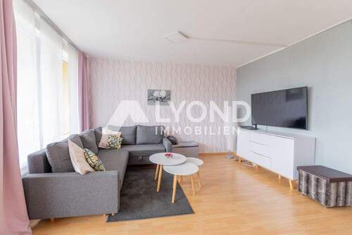 Wohnzimmer - Etagenwohnung mit 49,00 m&sup2; in Braunlage / Hohegeiß zum Kaufen