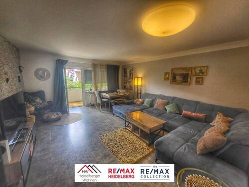 Wohnzimmer - Modernes Wohnen mit Loggia - 4-Zimmer-Wohnung mit 92m² und einem Stellplatz in ruhiger Lage von Brühl!