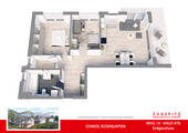 WHG-19_3D Grundriss - DOMIZIL ROSENGARTEN -3 Zi Wohnung -WHG19