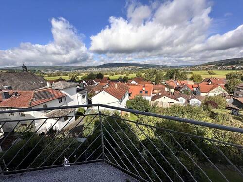 Blick vom Balkon - Reihenmittelhaus - unverbaubarer Blick ins Kinzigtal - von privat