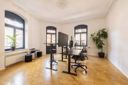 Co.Work > Single Desk - Fester Arbeitsplatz in Dresden Barockviertel - Designagentur-Flair