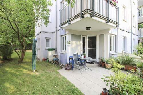 Terrasse Ansicht 01 - 3 Zimmer Terrassenwohnung in Dresden