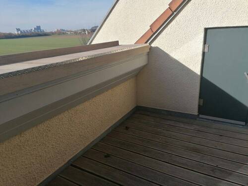 Balkon mit Stauraum - 
