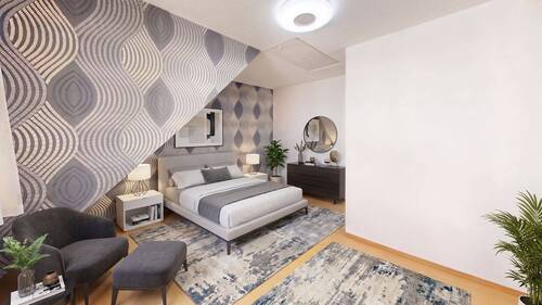 Einrichtungsbeispiel Schlafzimmer 2 DG WE 1 - 