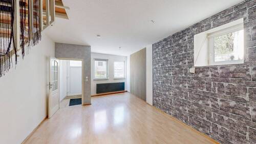 Wohnzimmer EG Perspektivwechsel WE 1 - 