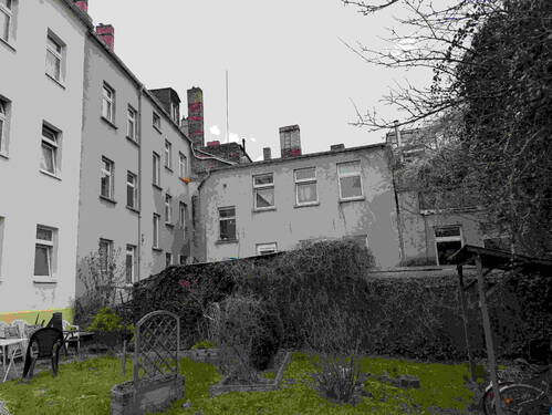 Ansicht von hinten - Mehrfamilienhaus, Wohnhaus in Brandenburg