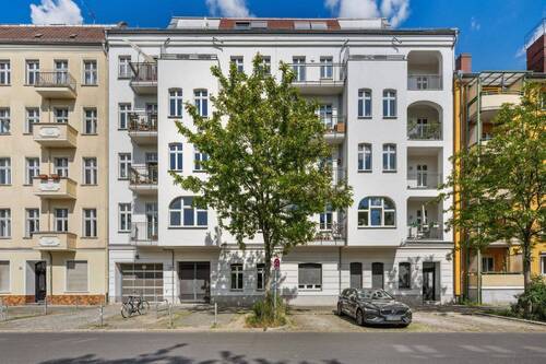 Fassade der Marchlewskistraße 77 - 