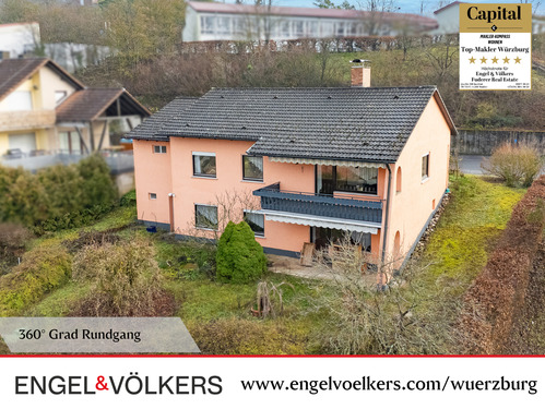 Rückansicht - Ruhe, Aussicht und Platz - Einfamilienhaus mit Talblick und Garten