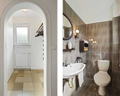 Diele und Gäste-WC - 5 Zimmer Einfamilienhaus in Ratingen