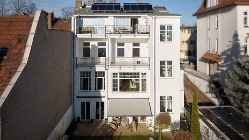 Außenansicht - Privates Paradies am Müggelsee: Mehrparteienhaus mit Seezugang