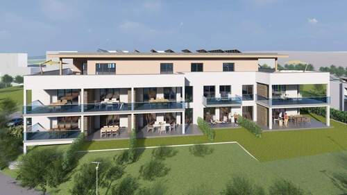 AUßENANSICHT - 4 Zimmer Etagenwohnung in Hohenfels