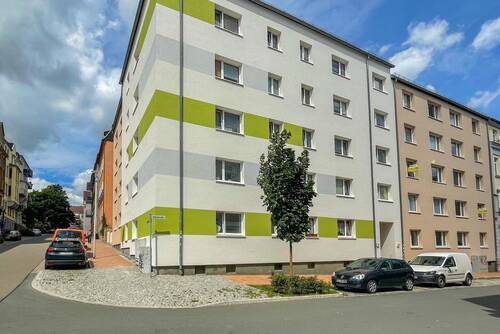Hausansicht_Rähnisstraße 64 und Schildstraße 25 - 3 Zimmer Etagenwohnung zur Miete in Plauen