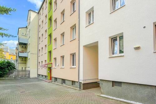 Innenhof Rähnisstraße 64_Schildstraße 25 - 3 Zimmer Etagenwohnung in Plauen
