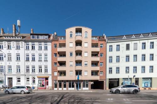 Gebäudeansicht - Etagenwohnung mit 79,10 m&sup2; in Leipzig zum Kaufen