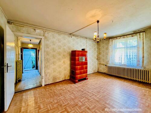 Wohnzimmer mit Ofen - 