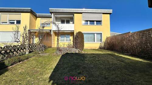 Ansicht Gartenseite - 4 Zimmer Etagenwohnung in Wolfenbüttel