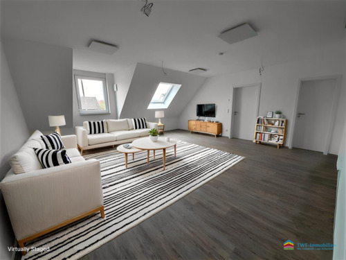 Wohnzimmer - virtually staged - 