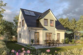 1 - Flair_113 - Gartenansicht.jpg - 5 Zimmer Einfamilienhaus in Cramme