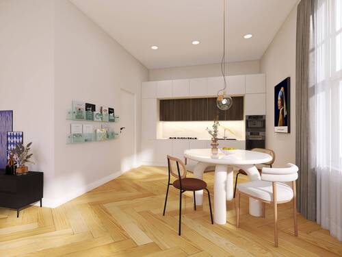 Beispiel Essbereich - 2 Zimmer Etagenwohnung in Düsseldorf