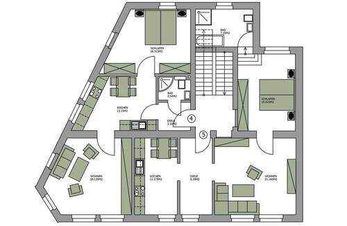2. Obergeschoss - 