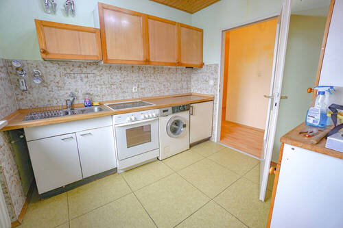 Freundliche Küche mit gemütlichem Charakter - 