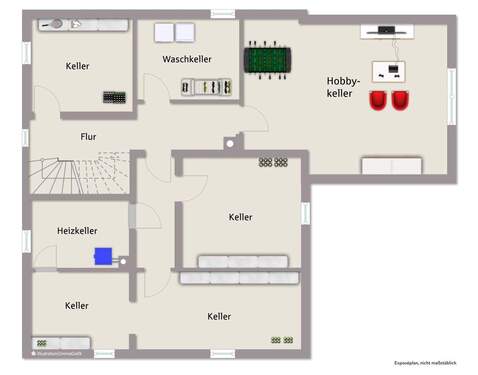 Kellergeschoss - 