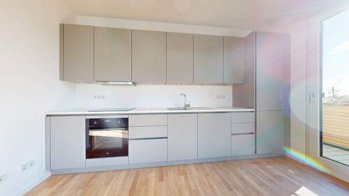 Küche mit Einbauküche - 3 Zimmer Etagenwohnung in Königstein