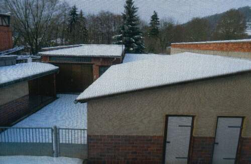 Blick auf den Gewerbehof - 