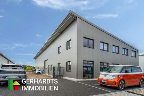 Straßenansicht - Ideal für Handel & Lager: Geräumige und neuwertige Lagerhalle in TOP-Lage von Brüggen-Bracht zu mieten!