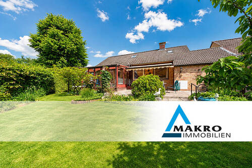 Titel - 3D VIRTUAL TOUR - Reihenbungalow mit großem Garten in Sackgasse in Uetersen