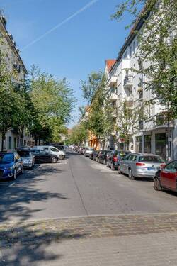 Blick in die Straße - 