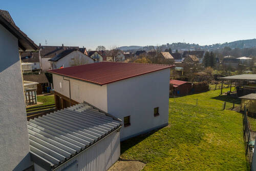 Luftaufnahme - Einfamilienhaus mit 135,00 m² in Allendorf (Lumda) zum Kaufen
