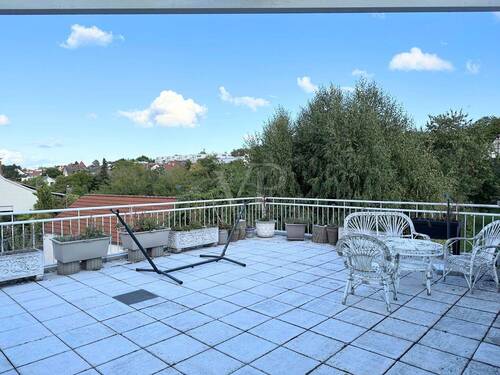 Toller Blick von der Dachterrasse - 