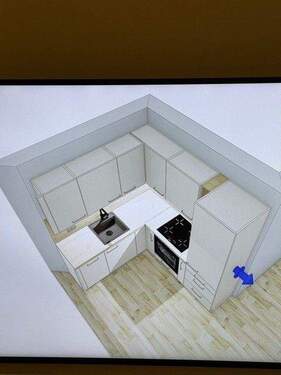 Einbauküche aus Sicht des Illustrators - 