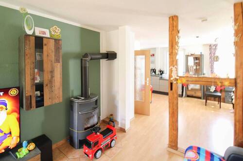 WE 1 Wohnzimmer mit Kamin 1. OG - 