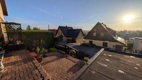 Ausblick am Morgen - 5 Zimmer Doppelhaushälfte zum Kaufen in Hildburghausen