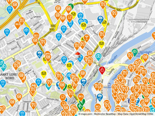 Geolyzer Kartenausschnitt - 