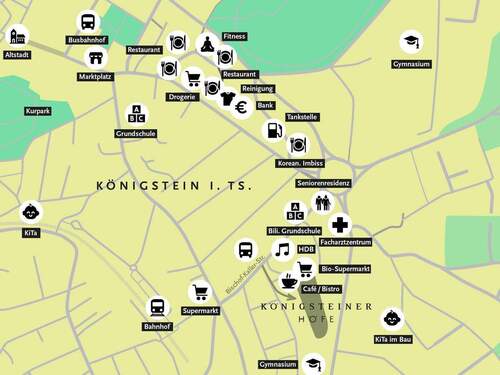 Lageplan KÖNIGSTEINER HÖFE - 