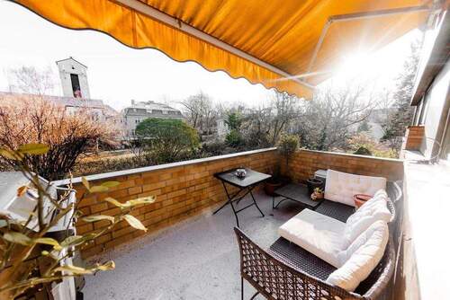 Süd/Ost Balkon und Gartenblick - 