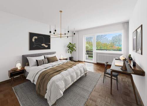 Modernisierungsbeispiel: Schlafzimmer Erdgeschoss - 
