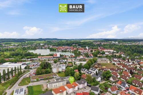 Luftaufnahme - 3 Zimmer Etagenwohnung zum Kaufen in Bad Waldsee